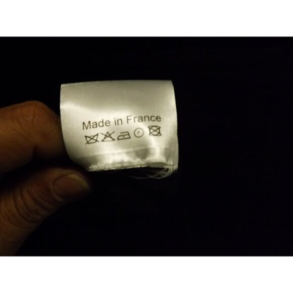 Andrew GN Luxury Fitted Black Long Sleeve Dress Size 46 EU 1416 US Rich Fabric - Picture 14 of 16